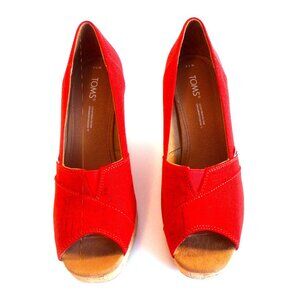 Tom's Women's Classic Espadrille Wedge Sandals